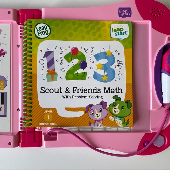 Leap Frog Leap Start Electronic Learning Toy Game Preschool Book Reading Pink - Picture 3 of 8